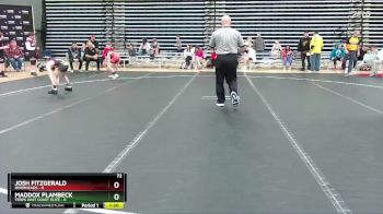 72 lbs Round 3 (10 Team) - Maddox Plambeck, Terps East Coast Elite vs Josh Fitzgerald, Riverheads
