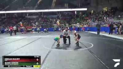 40 lbs Semifinal - Quinn Edison, Wichita Blue Knights vs Airalia Hulvey, MAC