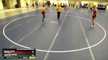 215 Championship Bracket Cons. Round 4 - Reven Tietz, New Prague vs Hunter Gruba, Forest Lake