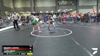 100 lbs Quarterfinal - Caden Garcia, Greater Heights vs Brayden Luinstra, Augusta