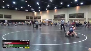 108 lbs Finals (2 Team) - Owen Pugh, Iowa Gold vs Isaac Young, Alabama Elite