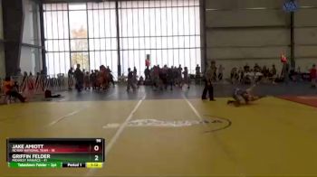 96 lbs Round 3 - Griffin Felder, Midwest Maniacs vs Jake Amiott, NCWAY National Team