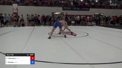 97 kg 3rd Place - Cole Mirasola, Askren Wrestling Academy vs Thomas Dineen, Jackrabbit Wrestling Club