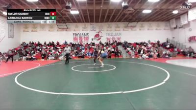 235 lbs Cons. Round 6 - Taylor Gilbert, Meridian vs Abrianna Barron, Rocky Mountain