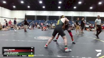 130 lbs Quarterfinals (8 Team) - Jacob Goldstein, Great Bridge Wrestlng vs King Orvosh, Dogtown