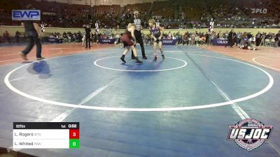 92 lbs Consi Of 16 #2 - Luke Rogers, West Texas Grapplers vs Logan Whited, Perry Wrestling Academy