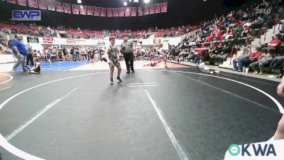 90-105 lbs Rr Rnd 2 - Beckett Vann, Barnsdall Youth Wrestling vs Dax Culie, Wagoner Takedown Club