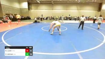 132 lbs Rr Rnd 2 - Nathan Lipski, Dungeon Training Center vs Owen Lehman, LAW