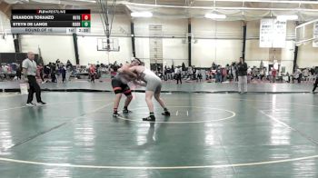 285 lbs Round Of 16 - Brandon Toranzo, Rutgers vs Steyn De Lange, Rider