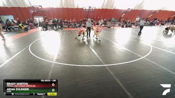 138 lbs Cons. Round 3 - Brady Norton, Merrill High School Wrestling vs Aidan Ehlinger, Iowa