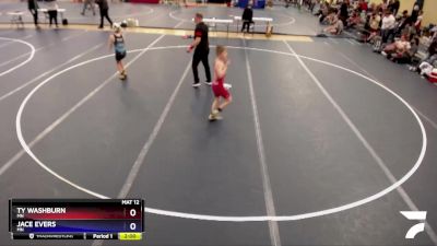 86 lbs Cons. Semi - Ty Washburn, MN vs Jace Evers, MN