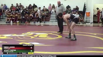 141 lbs Champ. Round 2 - Diego Jaimes, Fresno City vs Wyatt Carter, Modesto College