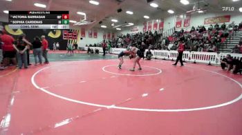 135 lbs Cons. Semi - Sophia Cardenas, Eleanor Roosevelt vs Victoria Barragan, Imperial