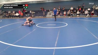 109-120 lbs Champ. Round 1 - Axton Gates, GI Grapplers vs Maximus Applegate, Riverside Wrestling Club