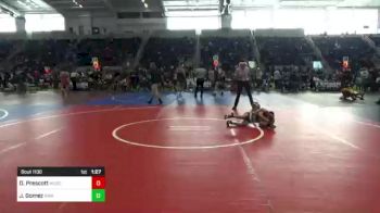 57 lbs Quarterfinal - Darien Prescott, Moses Lake WC vs Joshua Gomez, Nwa