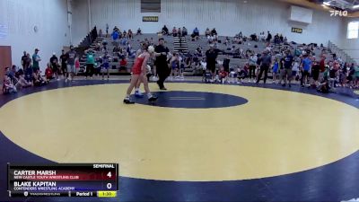 78 lbs Semifinal - Carter Marsh, New Castle Youth Wrestling Club vs Blake Kapitan, Contenders Wrestling Academy