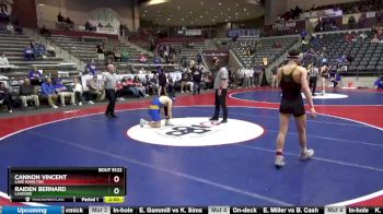 5A 144 lbs Cons. Semi - Raiden Bernard, Lakeside vs Cannon Vincent, Lake Hamilton