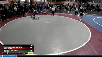 145 lbs Cons. Round 2 - Johnny Williams, Deer Park vs Kaiphus Montgomery, North Central