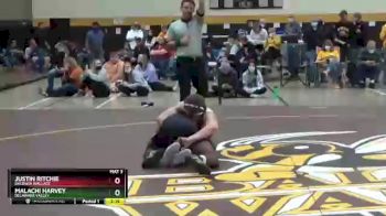 149 lbs Cons. Round 5 - Justin Ritchie, Baldwin Wallace vs Malachi Harvey, Delaware Valley