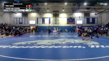 126 lbs Cons. Round 2 - Trey Davis, George County High School vs Asher Van Vossen, D`Iberville High School