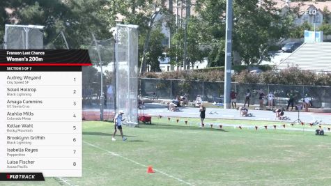 Women's 200m Track, Finals 5