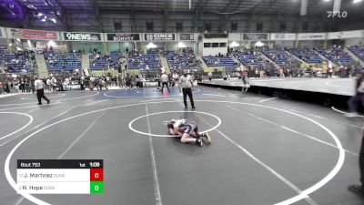 85 lbs Semifinal - Jaden Martinez, Duran Elite vs Noah Hope, Duran Elite