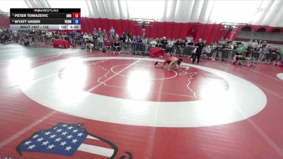 138 lbs Semifinal - Peter Tomazevic, Askren Wrestling Academy vs Wyatt Unser, Victory School Of Wrestling
