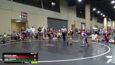 75 lbs Placement Matches (16 Team) - Mike Hinson, Rabbit WC vs Bexton Timm, The Untouchables