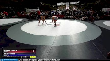 160 lbs Round 4 (16 Team) - Daniel Zepeda, SCVWA vs Eric Cortez, SAWA