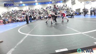 61 lbs Final - Alex Morgan, Fort Gibson Youth Wrestling vs Noah Brackett, Raw Wrestling Club