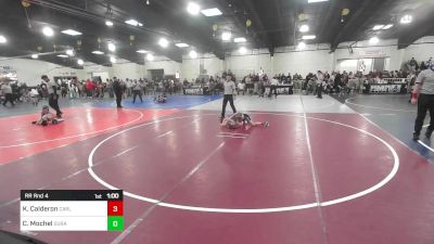 87 lbs Rr Rnd 4 - Kyle Calderon, Carlsbad Combat WC vs Caitlyn Mochel, Duran Elite