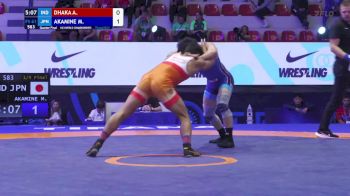 61 kg 1/4 Final - Abhishek Dhaka, India vs Meiryu Akamine, Japan