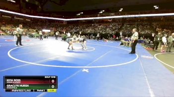 110 Class 1 lbs Champ. Round 1 - Nyia Ross, STEAM Academy vs Graclyn Hursh, Marshfield