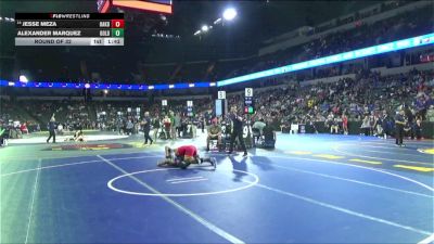 132 lbs Round Of 32 - Jesse Meza, Oakdale (SJ) vs Alexander Marquez, Golden Valley (Bakersfield) (CS)