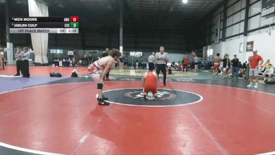 165 lbs 1st Place Match - Nick Moore, Grizzly Wrestling Club vs Jaelen Culp, C2X