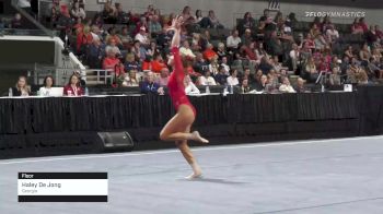 Haley De Jong - Floor, Georgia - 2022 Elevate the Stage Huntsville presented by SportsMED & Crestwood