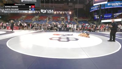 135 lbs Cons. Sub-rd Of 32 - Sophia Hodges, MD vs Aleiya Cullinan, ND