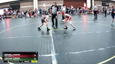 75 lbs Finals (2 Team) - Mitchell Martin, Steel Valley vs Stephan Carter, Steel Valley Renegades