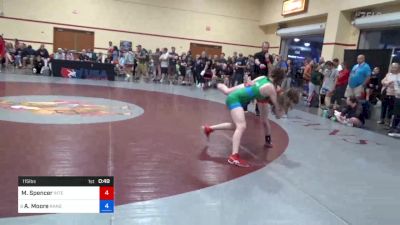 115 lbs Rnd Of 32 - Megan Spencer, Interior Grappling Academy vs Akeelah Moore, Ranger 47 Wrestling Club