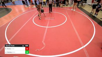 100 lbs Quarterfinal - Shiloh Anno, Locust Grove Youth Wrestling vs Joshua Heisey, Broken Arrow Wrestling Club