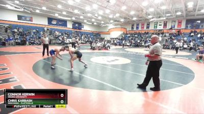 125 lbs Cons. Round 3 - Chris Karbash, Wisconsin - Platteville vs Connor Kerwin, Wilkes University