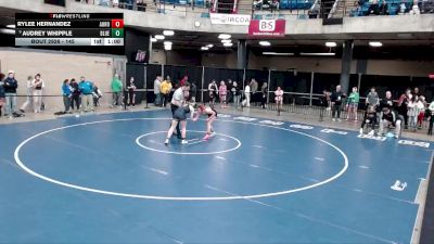 145 lbs Cons. Round 4 - Audrey Whipple, Unattached vs Rylee Hernandez, Unattached