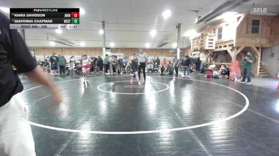 158 lbs Quarterfinal - Kiara Davidson, Johnson City vs Giavonna Chapman, West Wyoming
