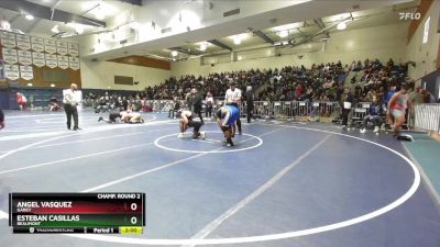 215 lbs Champ. Round 2 - Esteban Casillas, Beaumont vs Angel Vasquez, Garey