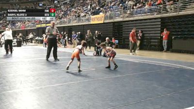44 lbs Round Of 32 - Ezekiel Mihm, Forest Hills vs Daryl Klotz 3, Bethlehem