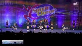 Cheer Factor - JUNIOR X [2026 L6 Junior Day 1] 2026 Spirit Cheer Grand Nationals