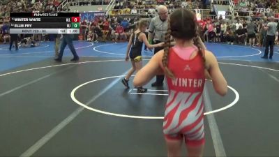 65 lbs Champ. Round 2 - Winter White, Alliance vs Ellie Fry, West Jefferson