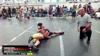 96-100 lbs Round 4 - Cayden Hope, Citrus Wrestling Club vs Sawyer Fry, Chapmanville Wrestling