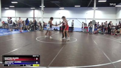 136 lbs Placement Matches (8 Team) - Easton Eilers, Washington vs Anthony Juarez, Maryland