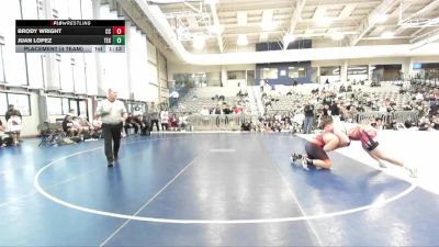 265 lbs Placement (4 Team) - Brody Wright, Cali Club vs Juan Lopez, Colorado Xtreme